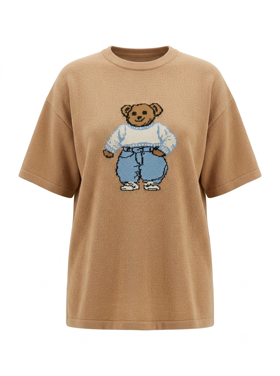 Blusa Tricô Ursinho