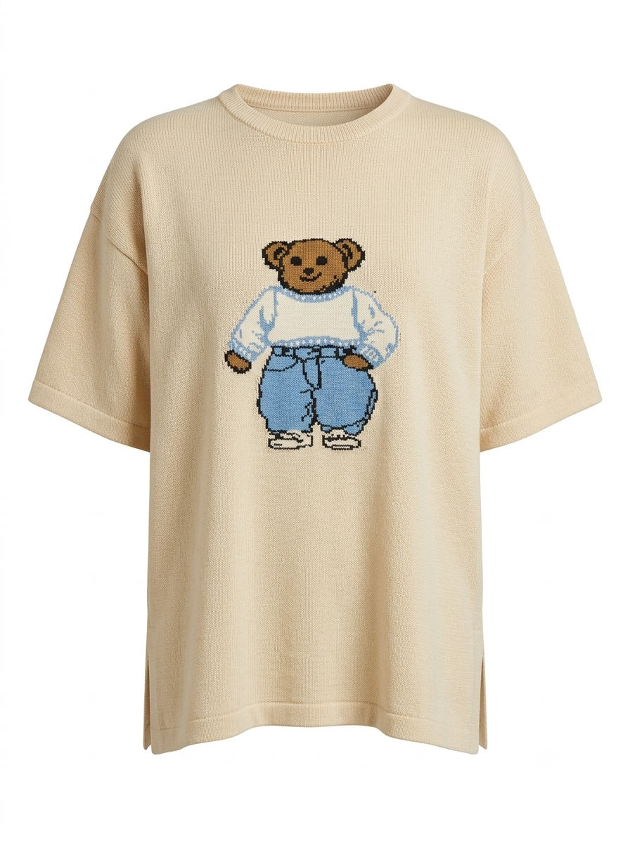 Blusa Tricô Ursinho
